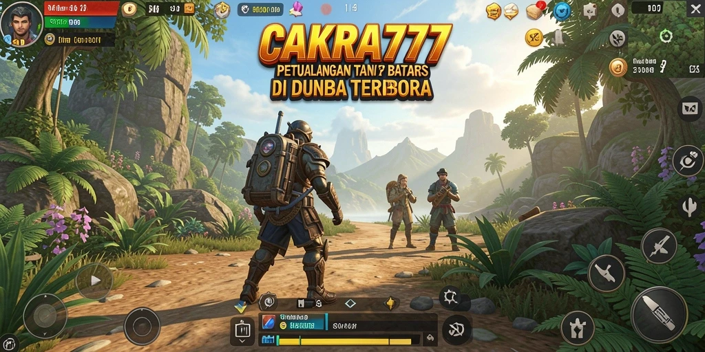 Tangkapan layar menampilkan eksplorasi bebas dalam dunia terbuka yang menakjubkan.