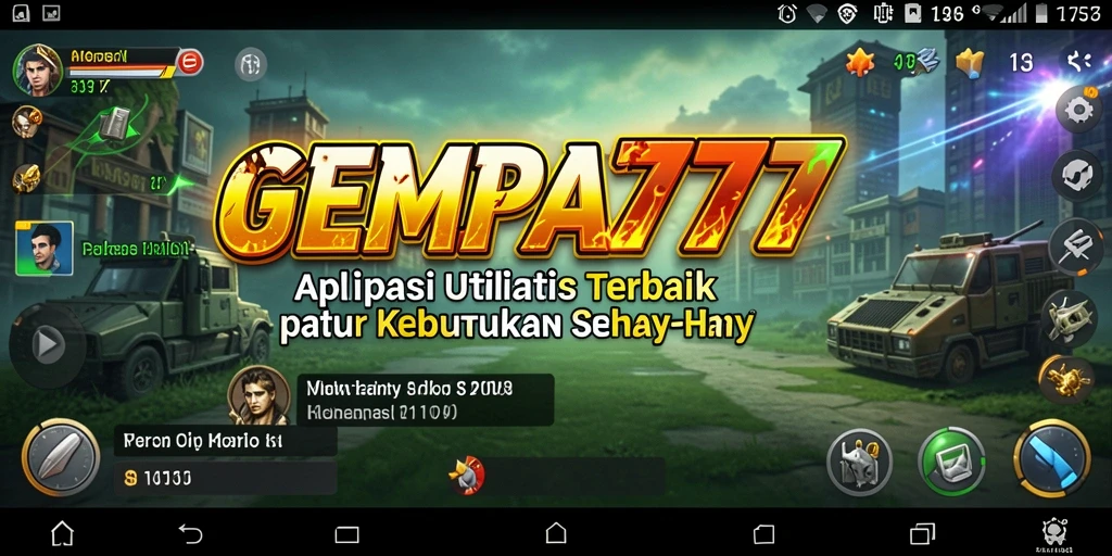 Tampilan antarmuka GEMPA777 yang user-friendly dan fungsional.