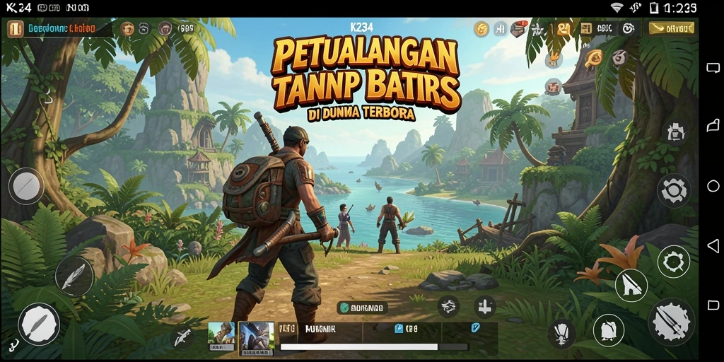 Gameplay K234 yang menakjubkan dalam dunia terbuka yang luas.