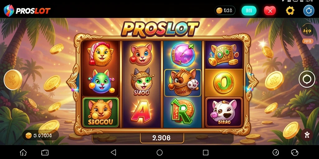 Tampilan gameplay seru di PROSLOT dengan berbagai tema menarik.