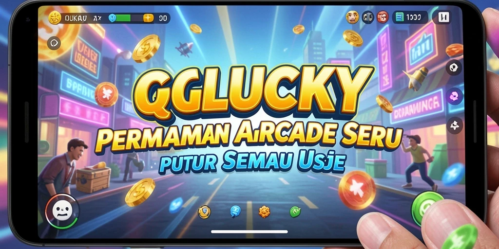 Tampilan gameplay seru QGLUCKY yang penuh tantangan dan aksi menarik.