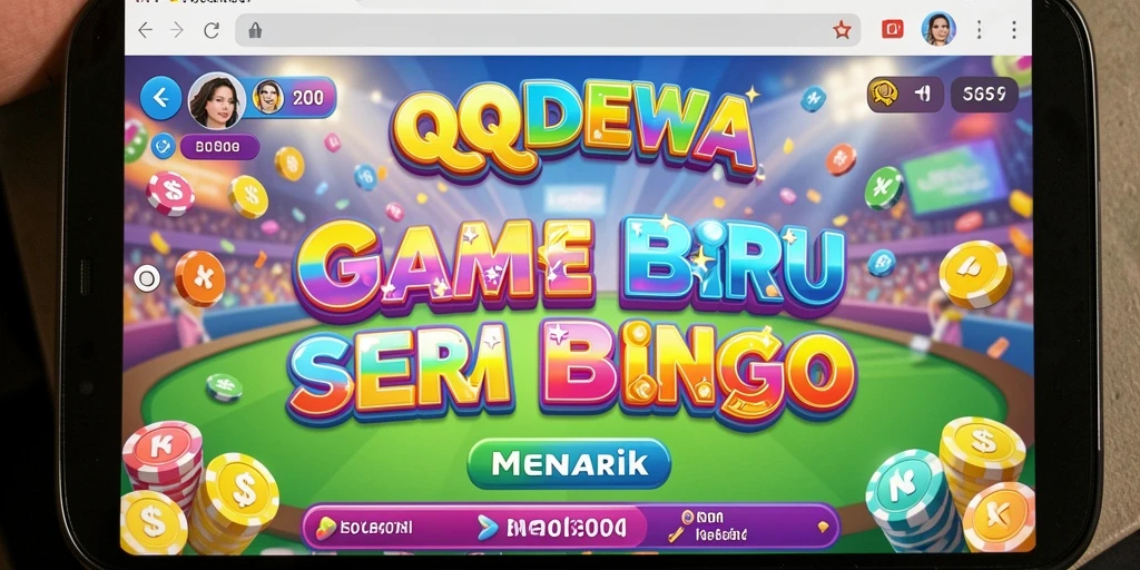 Screenshot gameplay QQDEWA menampilkan aksi seru bermain Bingo.