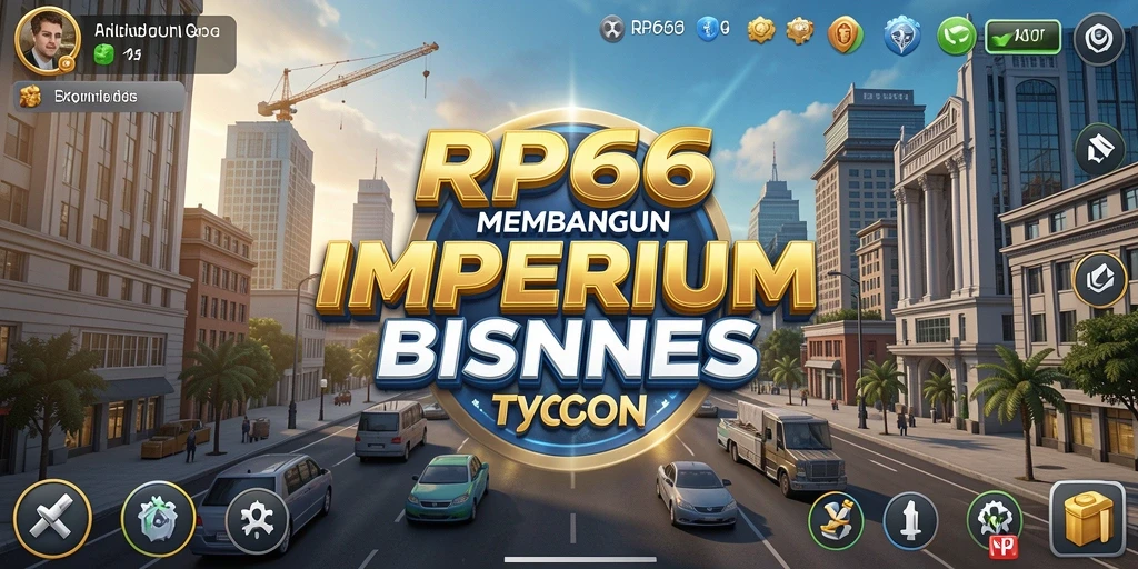 Tampilan gameplay RP66 dengan berbagai aktivitas bisnis.