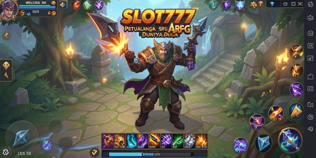 Screenshot yang menunjukkan pengalaman bermain yang mendebarkan dalam ARPG.