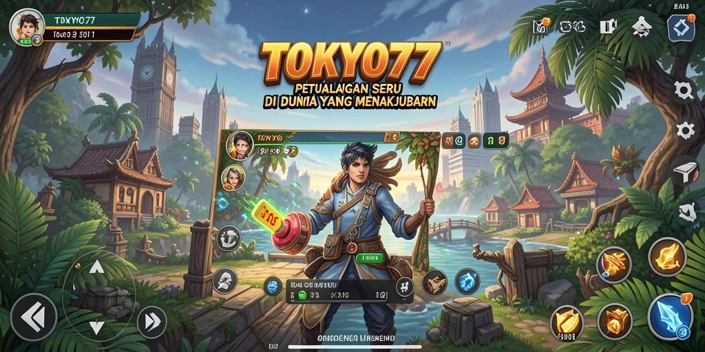 Menampilkan gameplay seru di dunia fantasi TOKYO77.