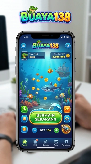 Tampilan antarmuka buaya138 yang bersih dan modern.